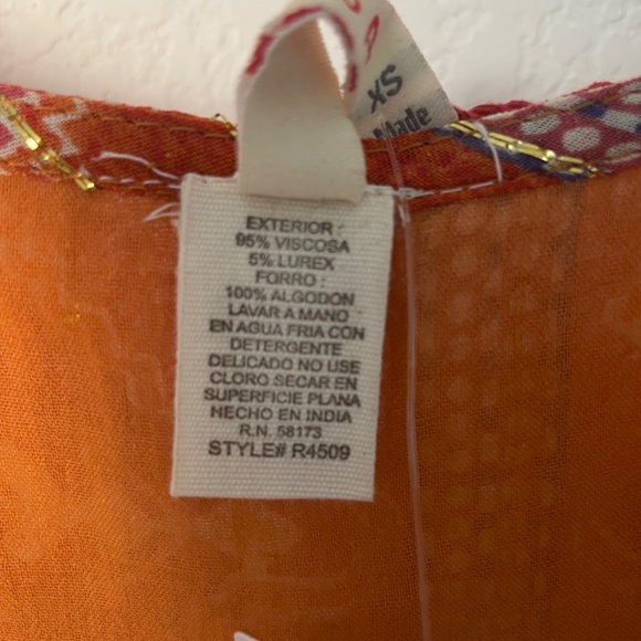 Raga Sunset Flutter Sleeve Dress - Picture 6 of 7